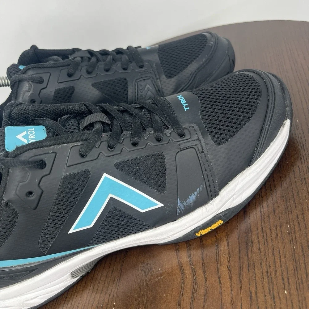 Tyrol Striker Pro V Shoes Women's 10 Black Teal Trainers Athletic Sneakers 0200V